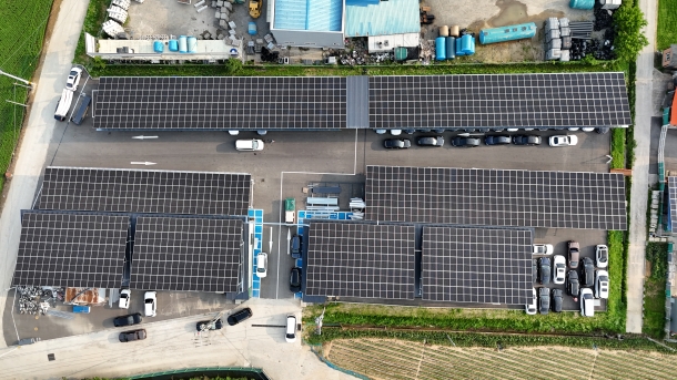 청주 - 600kW급 청주타일 태양광 발전소(2025년)